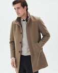 HARVEY N CLASSIC WOOL COAT