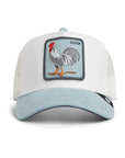 DENIM ROOSTER BALL CAP