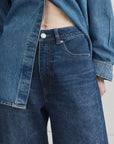 MIRO HIGH-RISE BARREL IN OXFORD BLUE