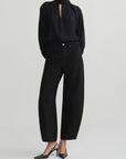 MIRO HIGH-RISE BARREL IN BLACK