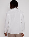 LINEN BLEND LONG SLEEVE SHIRT