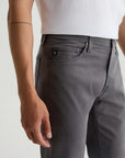 TELLIS MODERN SLIM SUEDED SATEEN IN FOLKESTONE GREY
