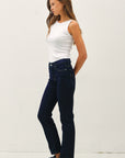 HIGH NECK RIBBED TANK