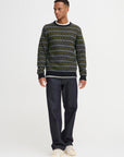 BHBALDUR JACQUARD CREW NECK SWEATER