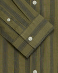 BHDARIS SLUB STRIPE LONG SLEEVE SHIRT