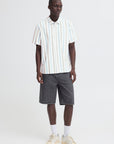 BHABAN VERTICAL STRIPE SHORT SLEEVE SHIRT
