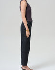 MARCELLE LOW SLUNG CARGO IN WASHED BLACK