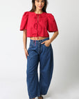 BARREL LEG JEAN