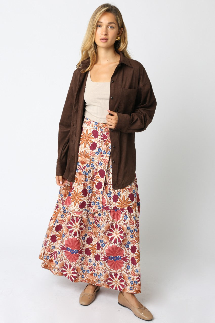 ULTRASUEDE OVERSHIRT