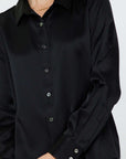 SILK LONG SLEEVE BLOUSE