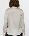 SILK LONG SLEEVE BLOUSE