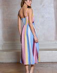 MIXED STRIPE SUNDRESS