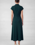 MOCK NECK DOLMAN SLEEVE DRESS