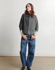 PIPPA COLOUR BLOCK MOCK NECK SWEATER