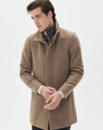 HARVEY N CLASSIC WOOL COAT
