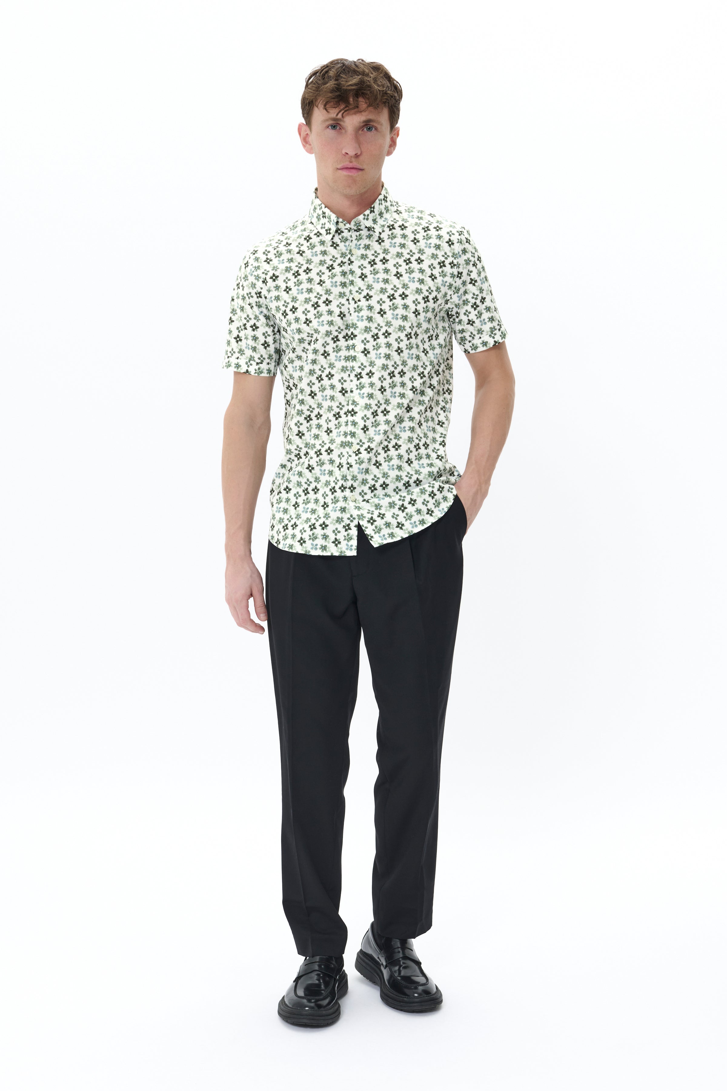 MATROSTOL SHORT SLEEVE BUTTON UP SHIRT