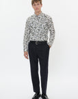 MATROSTOL BUTTON UP FLORAL LONG SLEEVE SHIRT