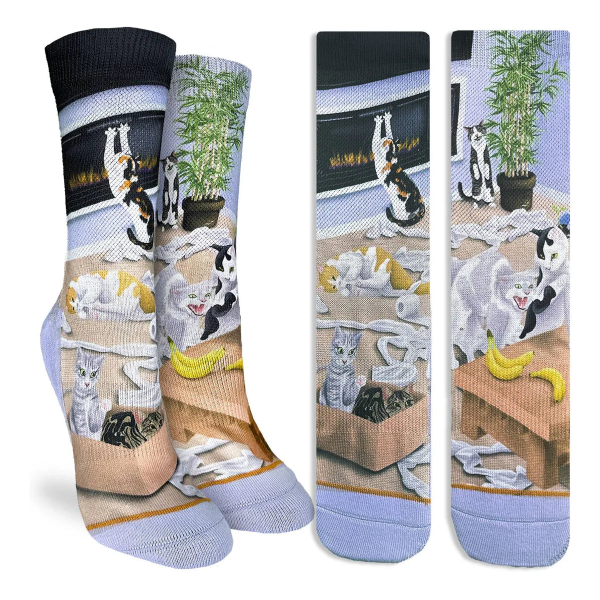 CATS CAUSING CATASTROPHE ACTIVE SOCKS