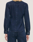 INES DENIM SHIRT IN CRATER LAKE