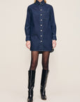 FAYE DENIM SHIRT DRESS