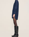 FAYE DENIM SHIRT DRESS
