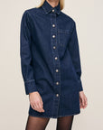 FAYE DENIM SHIRT DRESS