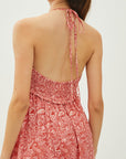 PAISLEY HALTER DRESS