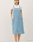 DENIM LOOK TENCEL SUNDRESS