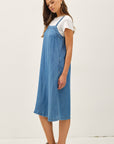 DENIM LOOK TENCEL SUNDRESS