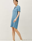 TENCEL SHIRT DRESS