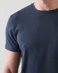 SHORT SLEEVE ICONIC PIMA COTTON CREW NECK TEE