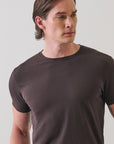 SHORT SLEEVE ICONIC PIMA COTTON CREW NECK TEE