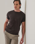 SHORT SLEEVE ICONIC PIMA COTTON CREW NECK TEE
