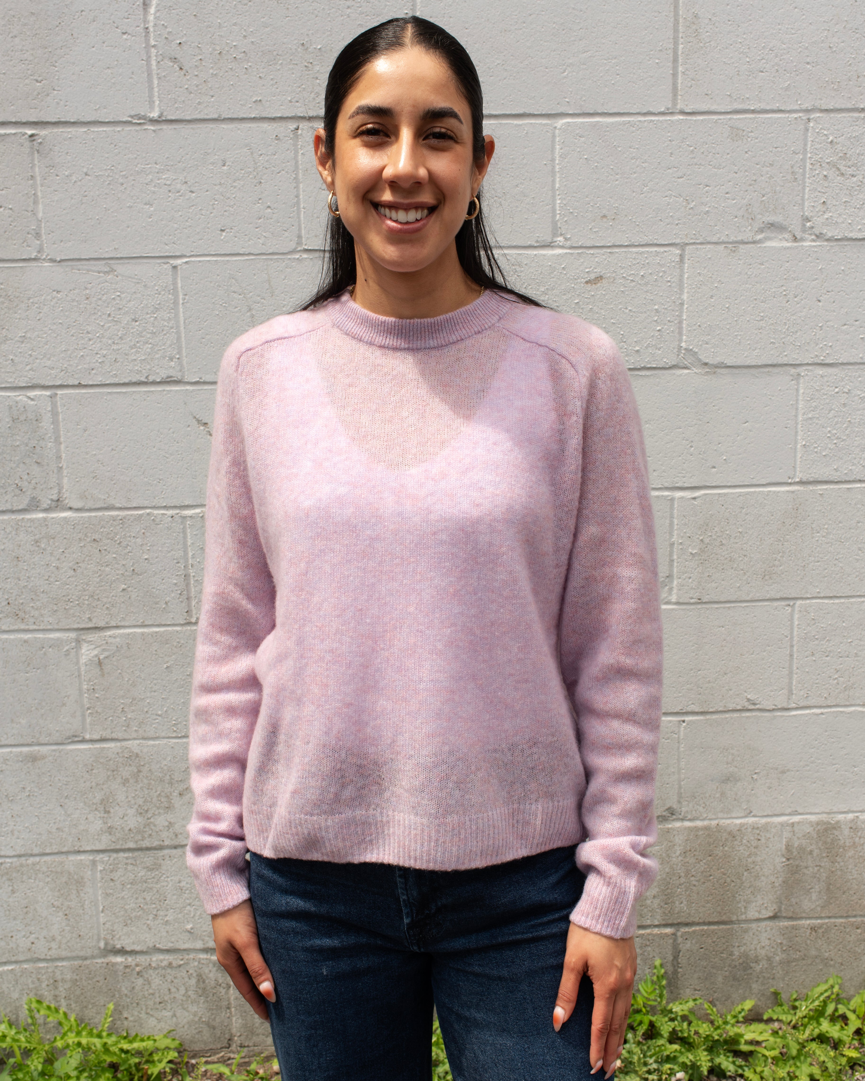 AMARA LOBO CREW NECK SWEATER