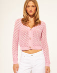 ALFIE OPEN KNIT CARDIGAN