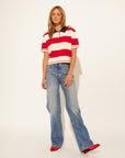 ANGELO RUGBY STRIPE POLO