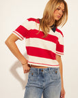 ANGELO RUGBY STRIPE POLO