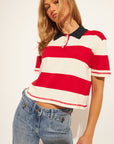 ANGELO RUGBY STRIPE POLO