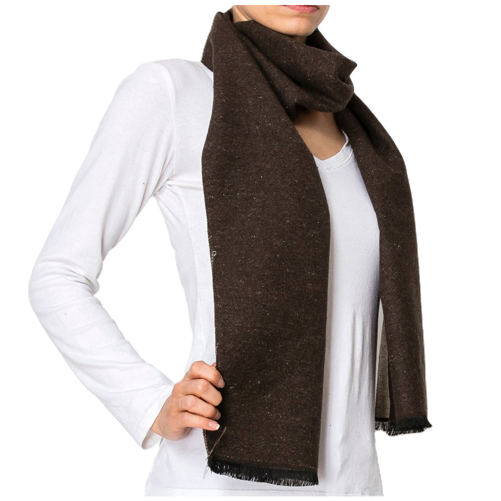 TWO-TONED FLECKED SCARF