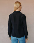 RUFFLE FRONT SHIRT