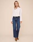 *COMING SOON* CROPPED BUTTON DOWN SHIRT