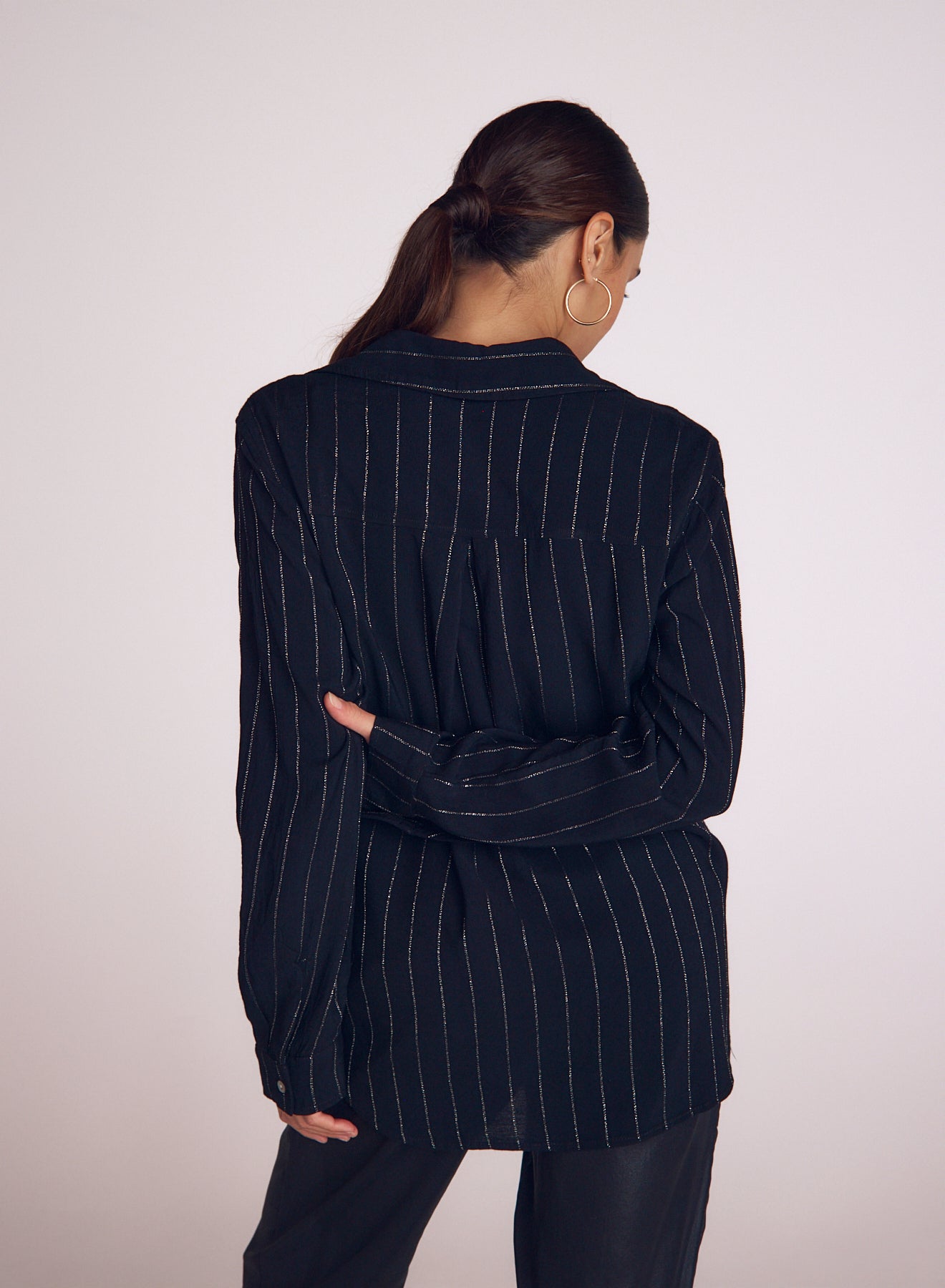 LUREX STRIPE CLEAN SHIRT