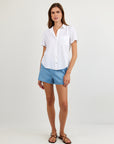 SHORT SLEEVE POCKET BUTTON DOWN SHIRT