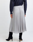 SHIMMER PLEATED SKIRT