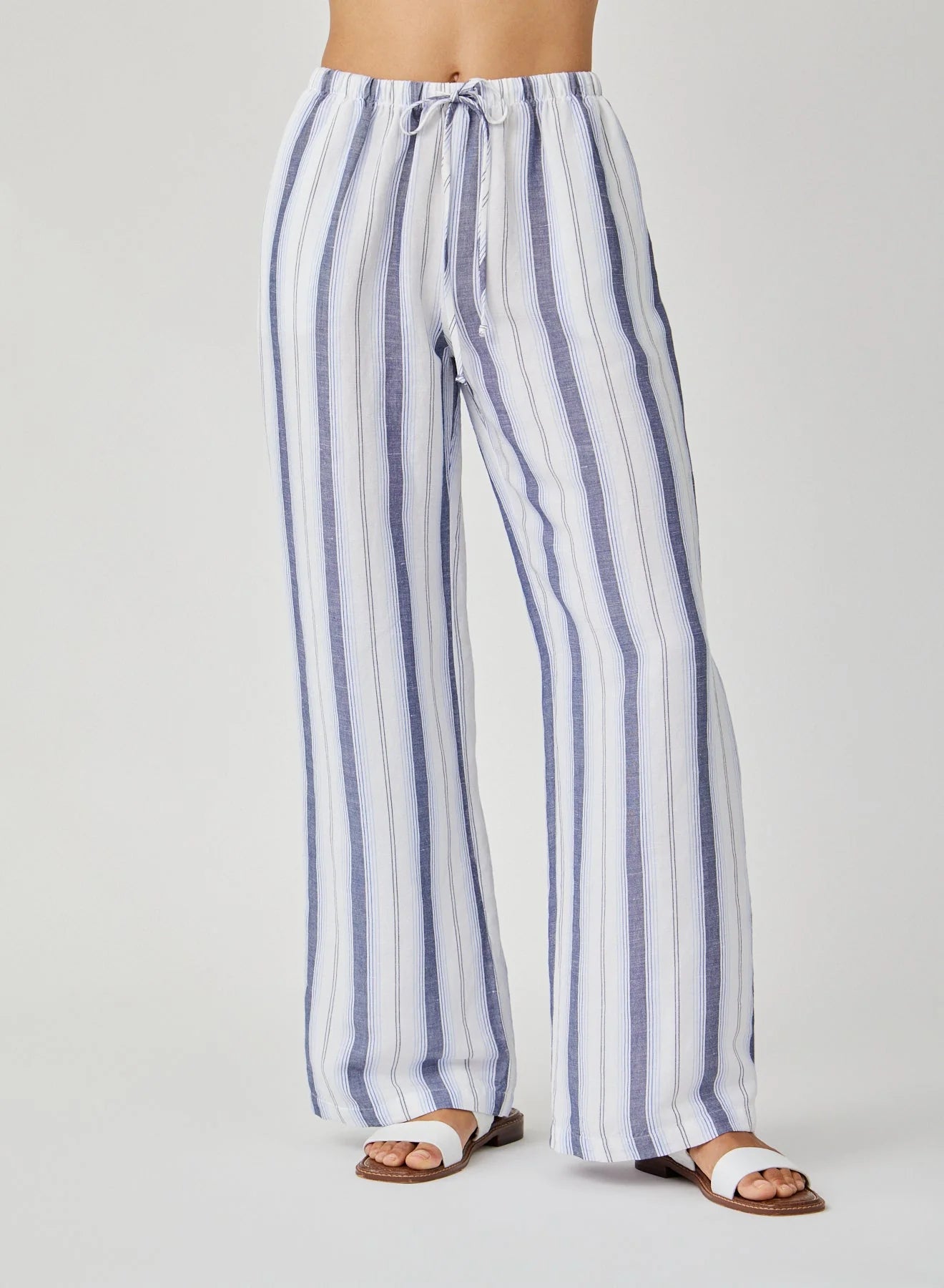 COASTAL OMBRE STRIPE EASY WIDE LEG