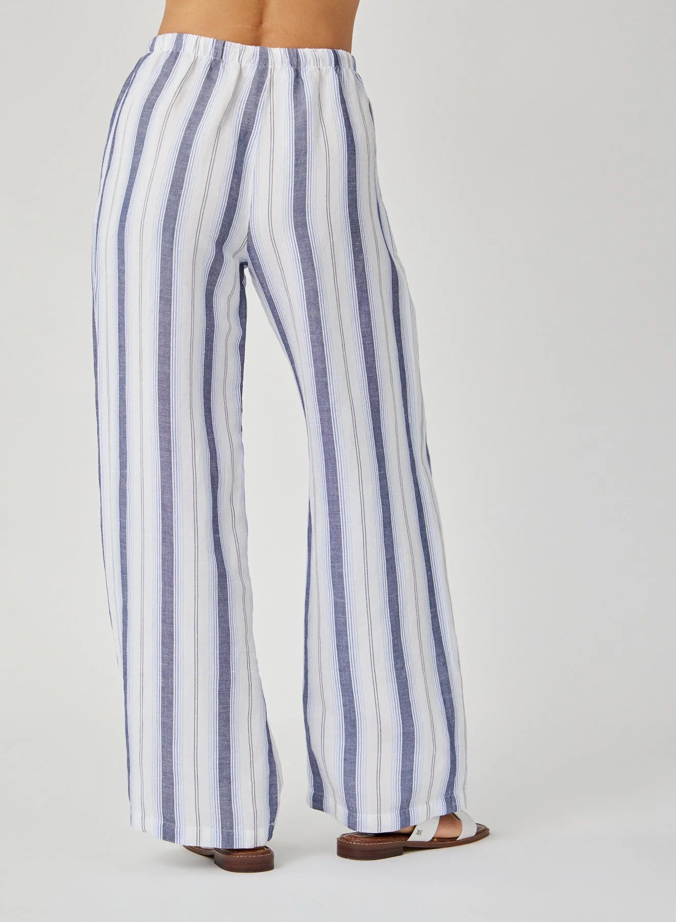 COASTAL OMBRE STRIPE EASY WIDE LEG