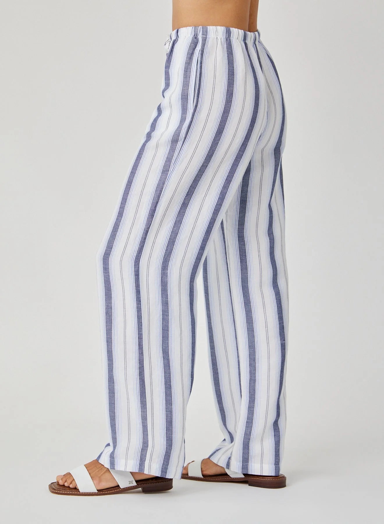 COASTAL OMBRE STRIPE EASY WIDE LEG