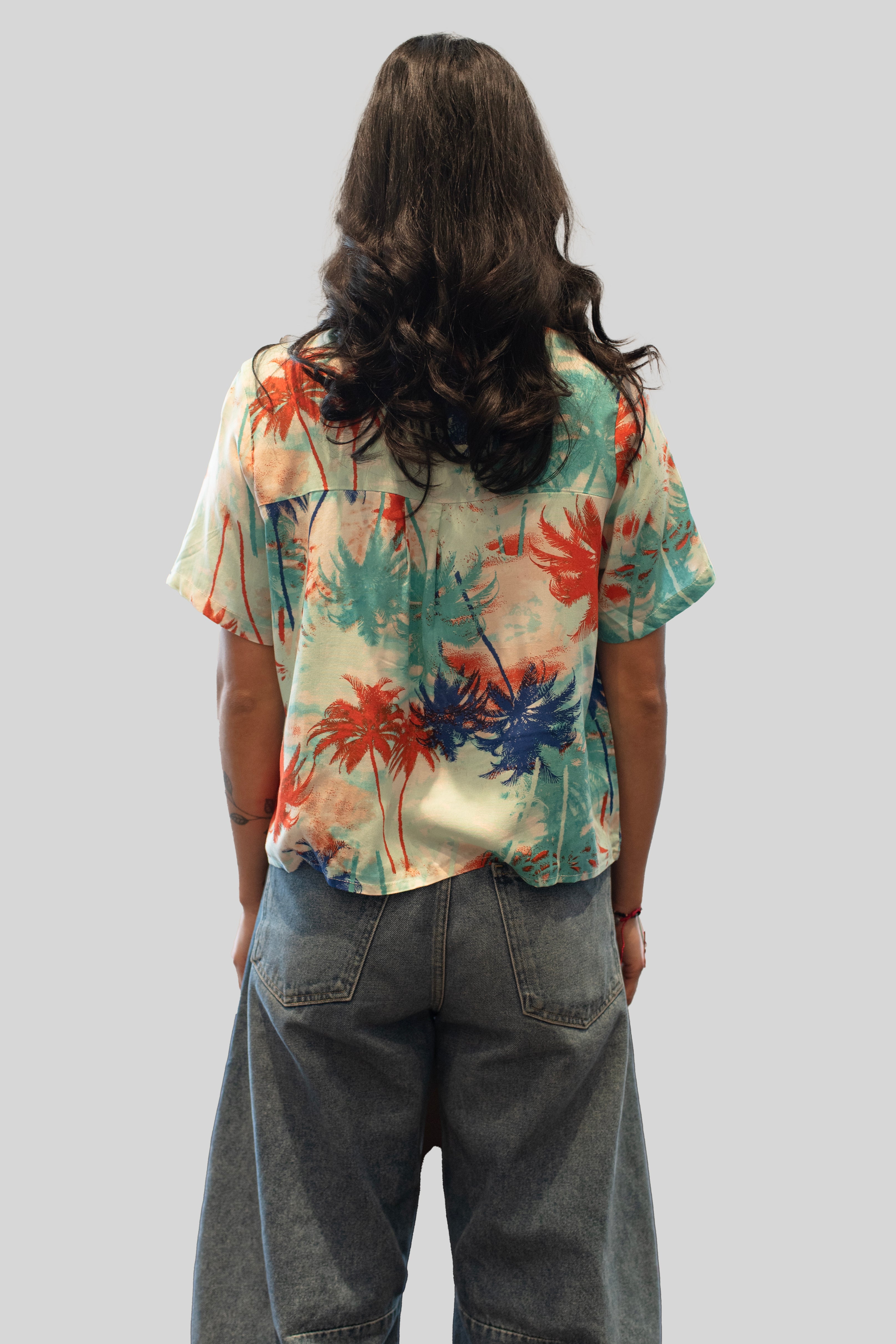 PALM TREE SHORT SLEEVE SHIRT