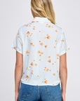 SHELL PRINT SHORT SLEEVE SHIRT