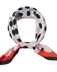 POLKA DOT SQUARE SCARF
